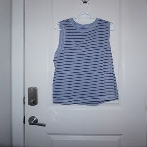 Striped blue tank